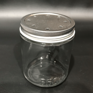 Jar Glass 550ml with Holes in Lid