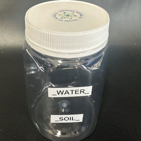 Jar Plastic 750ml - with Soil Secrets Labels