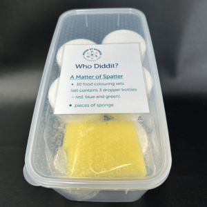 A Matter of Spatter Container and Label only