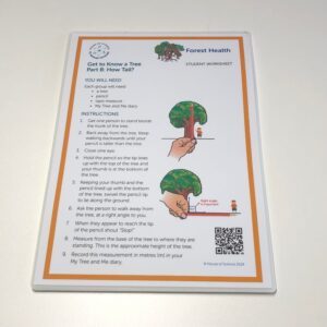 Worksheet: Get to Know a Tree - Orange Laminated FRST (12)
