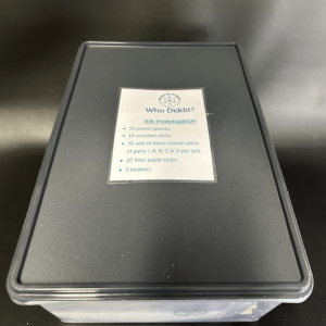 Ink Investigation Box and Label only