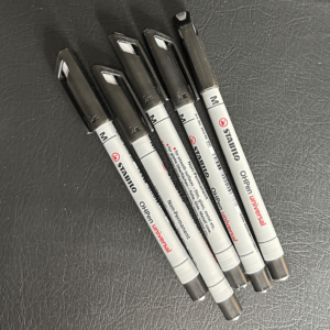 Marker Pen STABILO Black Marker (5)