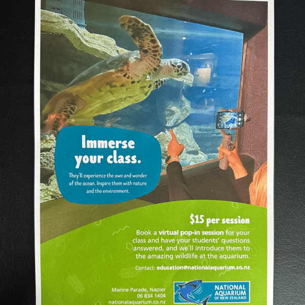 New Zealand Aquarium Educational Flier (10)