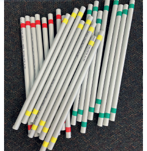 PVC Pipe 20mm x 496mm for Cubic Metre Kit (specify colour)