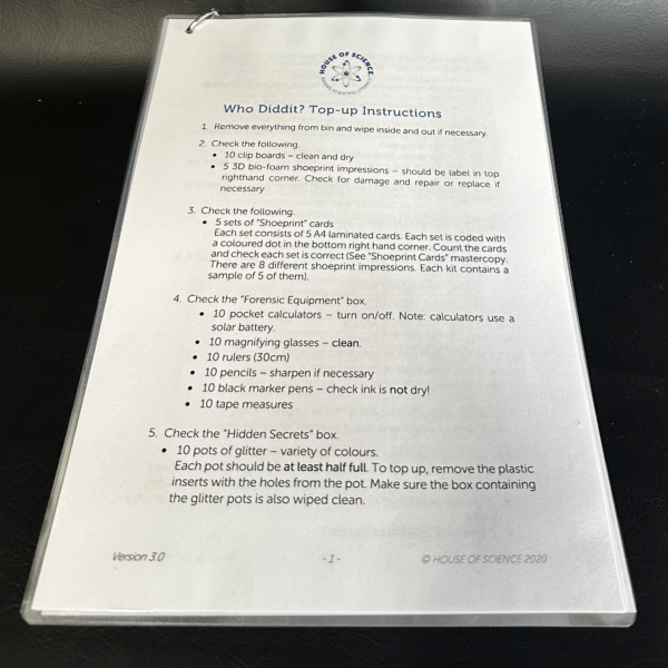 Top Up Instructions WHDI