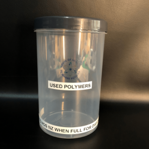 Used Polymer Container