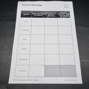 Mesh Bag 260x185mm A5 with Resource Rummage Label