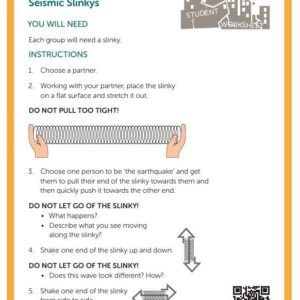 Worksheet: Seismic Slinkys - Orange Laminated (12)